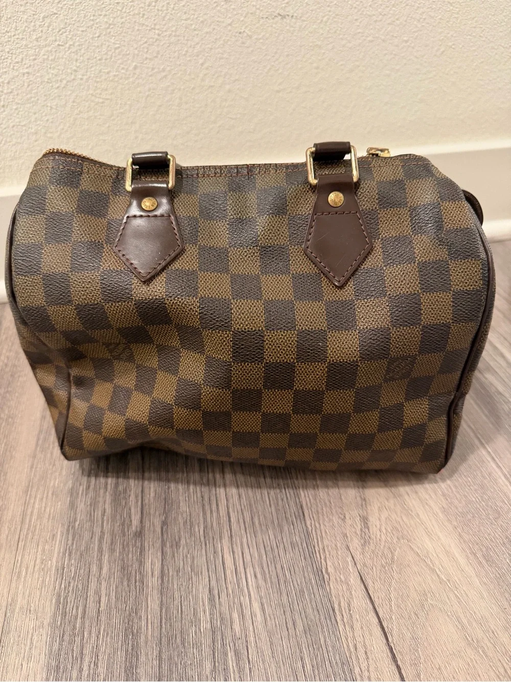 Authentic Louis Vuitton Speedy 25 Damier Ebene – Made in France